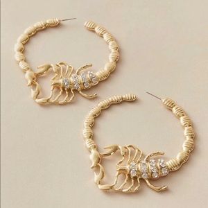 Scorpion Hoop Earrings